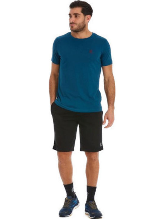 T-shirt Πετρόλ