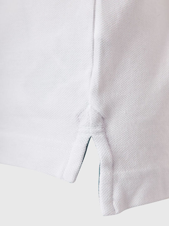 Polo Herrenbluse Kurzarm Weiße FBM009-010-11