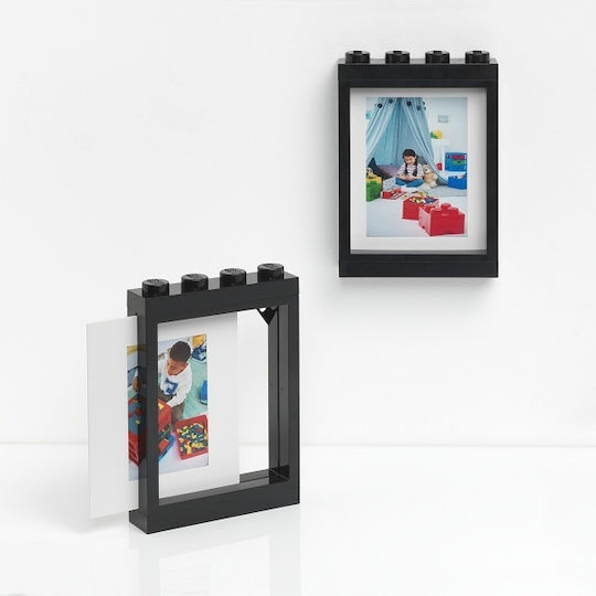 LEGO Kinder Fotorahmen Kunststoff Schwarz 10x15cm