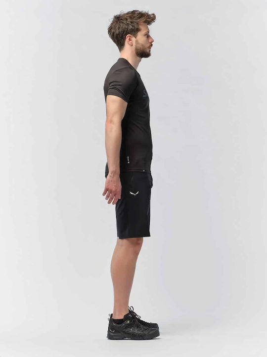Sporty Graphic Αθλητικό T-shirt Μαύρο