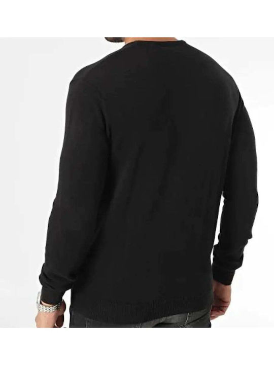 U.S. Polo Assn. Men's Long Sleeve Sweater Polo Black