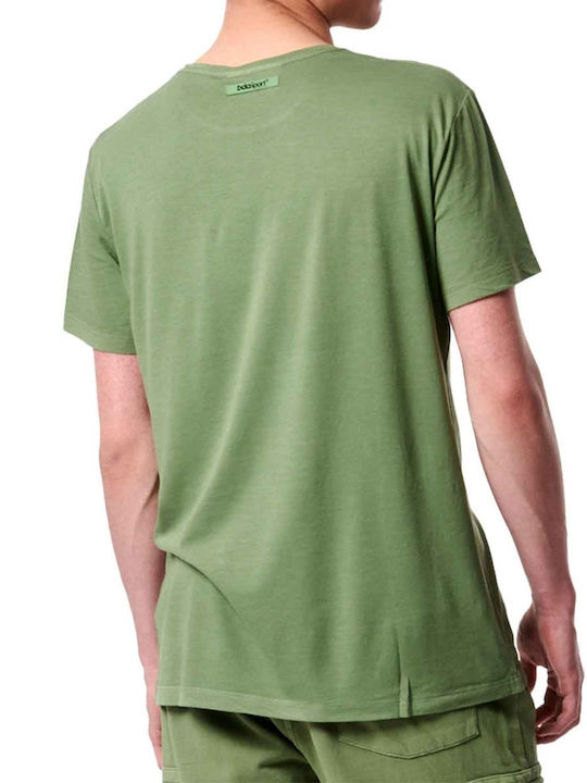 Body Action Тениска Hedge Green Olive