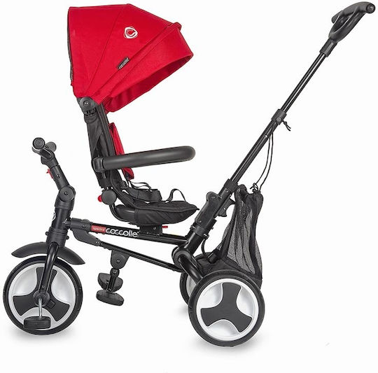 Coccolle Spectra Klappbares & Wandelbares Kinderdreirad für 1-3 Jahre Rot