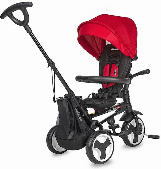 Coccolle Spectra Klappbares & Wandelbares Kinderdreirad für 1-3 Jahre Rot
