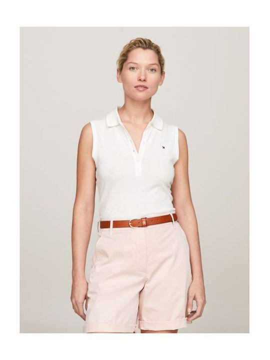 Tommy Γυναικεία Polo Μπλούζα Αμάνικη Whimsy Pink
