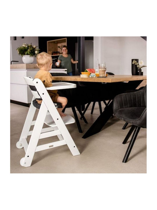 Hauck Beta Highchair & Fabric Seat White
