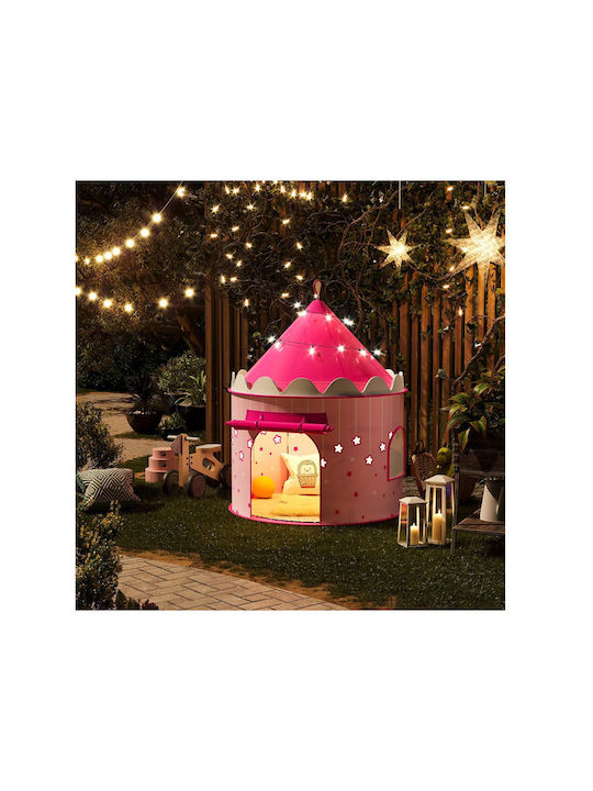Songmics Cort pentru Copii Castelul Pop Up Roz pentru 3+ ani