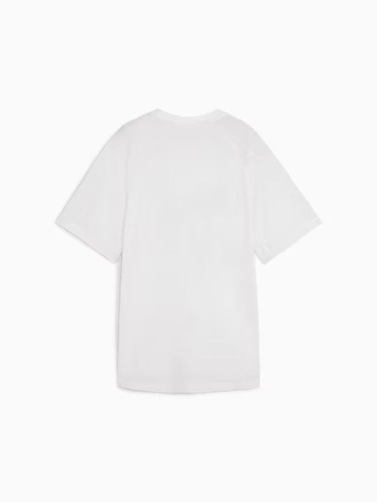 Puma Evostripe Graphic Γυναικείο T-shirt Λευκό