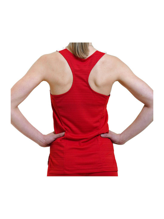 Nike Damen Sportlich Bluse Ärmellos Rot