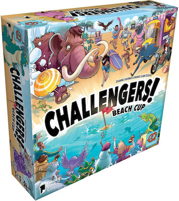 Z-Man Games Brettspiel Challengers 2 Beach Cup für 1-8 Spieler 8+ Jahre