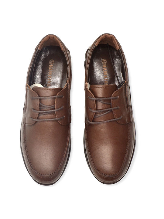 Hawkins Premium Men's Leather Casual Shoes Brown