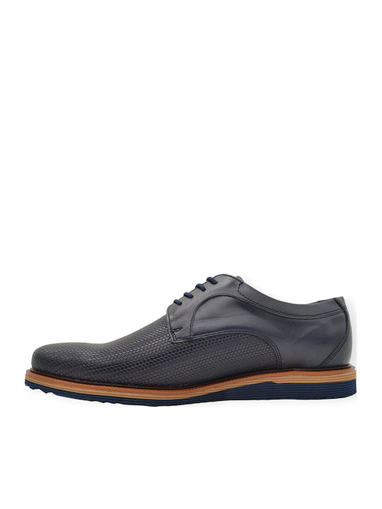 Leder Herren Freizeitschuhe Anatomisch Blau