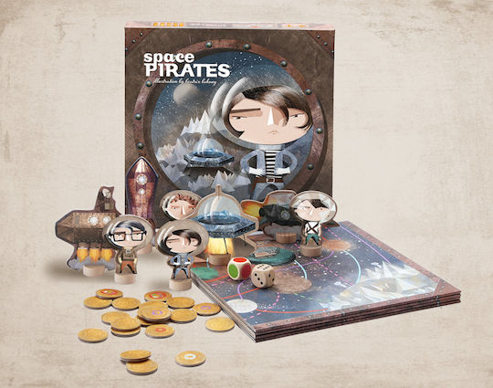 Επιτραπέζιο Παιχνίδι Space Pirates για 4 Παίκτες 4+ Ετών (EN) Marbushka