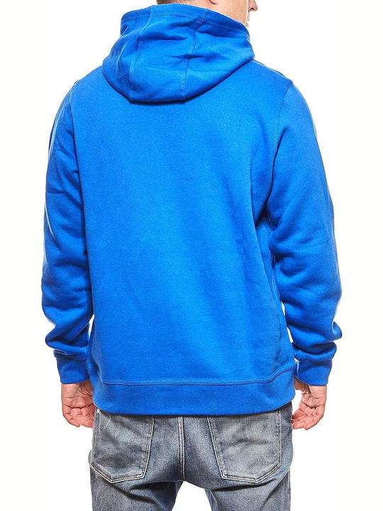 Nike Club Hoody Men's Sweatshirt with Hood Blue