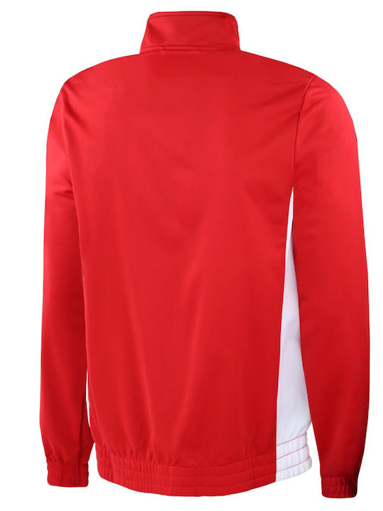 Lotto Delta Men's Sweatshirt Jacket with Pockets Flame Red