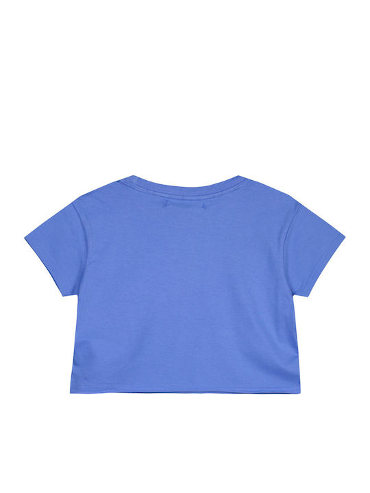 Kids' Crop Top Short Sleeve Lime Green