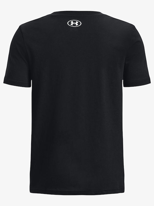 Παιδικό T-shirt Μαύρο Box Logo