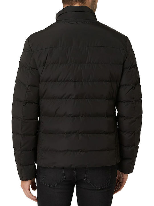 Geox Hilstone Μπουφάν Puffer Μαύρο