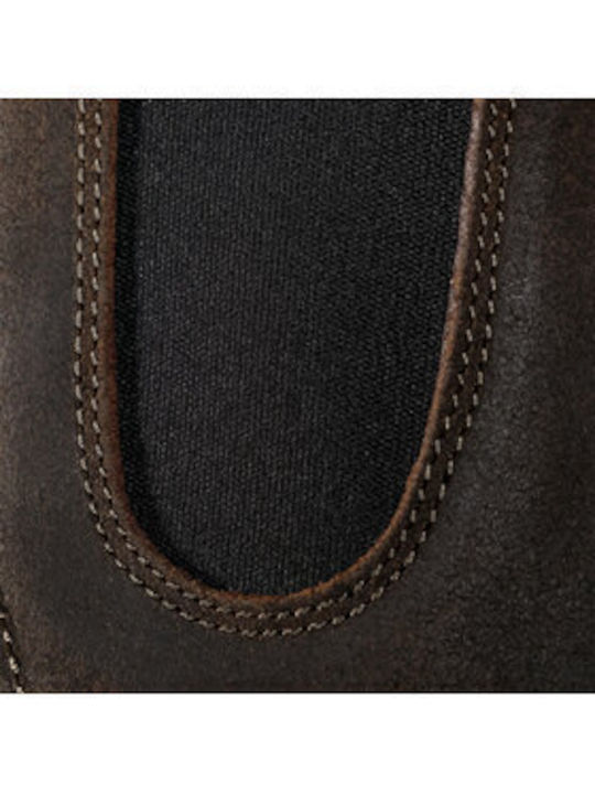 Suede Green Chelsea Boots
