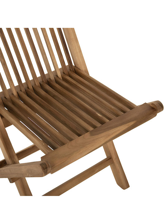 Градински Стол Дървен Kendall Жълт 46.5x63x89см