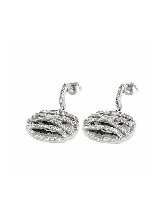 Xryseio Earrings made of Silver with Stones