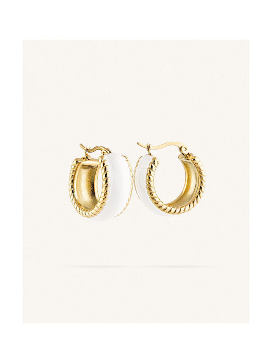 StanStefan Earrings Hoops Gold Plated