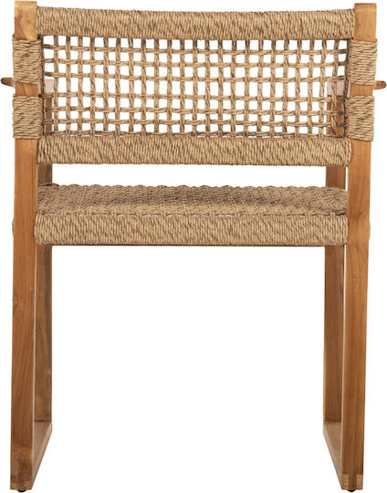 Outdoor-Sessel Hölzernes Narley TEAK 61x53x76εκ.