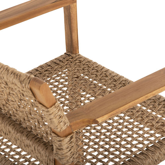 Outdoor-Sessel Hölzernes Narley TEAK 61x53x76εκ.