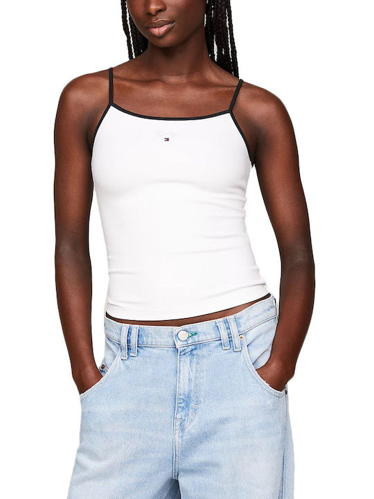 Tommy Hilfiger Γυναικεία Μπλούζα με Τιράντες Λευκή