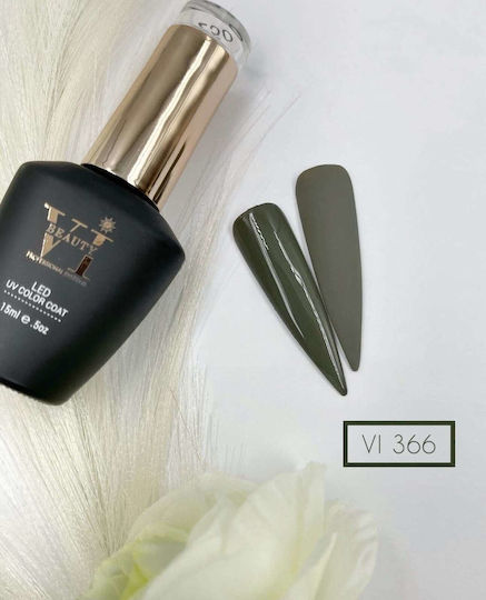 Beauty VI Ημιμόνιμο Βερνίκι Νυχιών Χακι 15ml