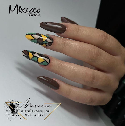 Beauty VI Ημιμόνιμο Βερνίκι Νυχιών Σοκολα Σκουρο 15ml
