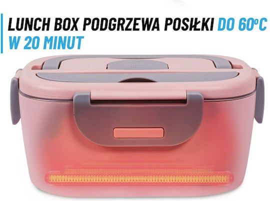N'Oveen Elektrische Behälter Lunchbox Kunststoff Gray 1100ml 1Stück