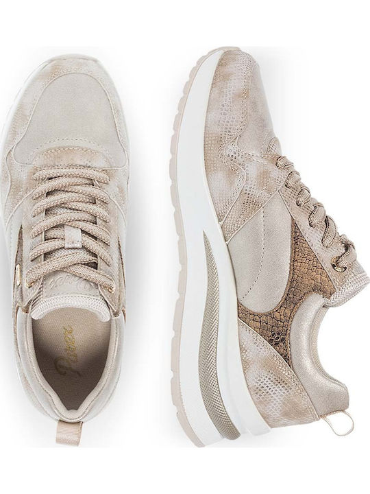 Damen Sneakers Beige