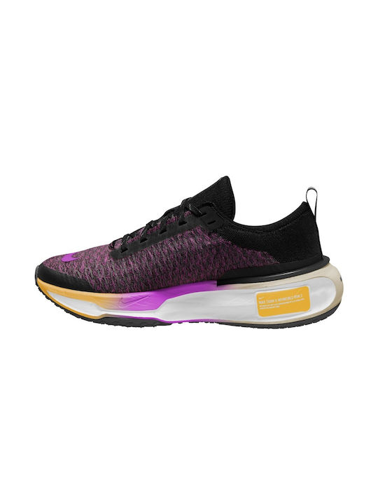 Nike ZoomX Invincible Run Flyknit 3 Γυναικεία Αθλητικά Παπούτσια Running Μαυρο
