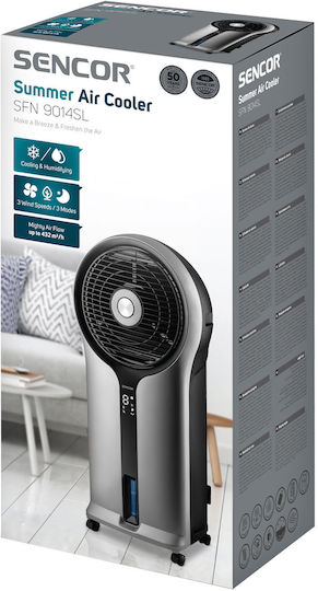Sencor Air Cooler 110W с Дистанционно Сребрист
