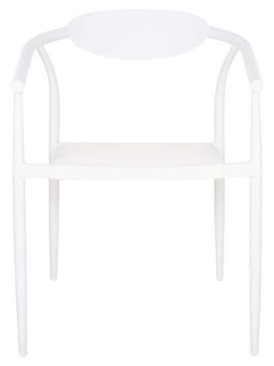 Outdoor Aluminum Outdoor Chair Serly White 56x61x74cm