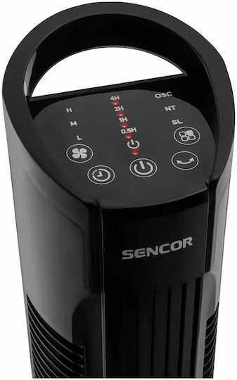 Sencor Ventilator Tip Turn 50W Cu Telecomandă Negru