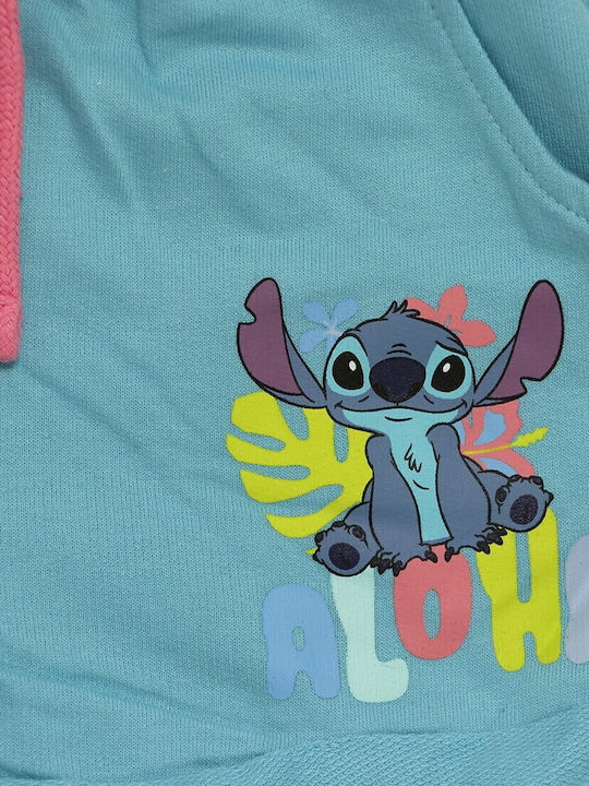 Kinder-Set mit Shorts Sommer 2Stück Light Blue Lilo & Stitch