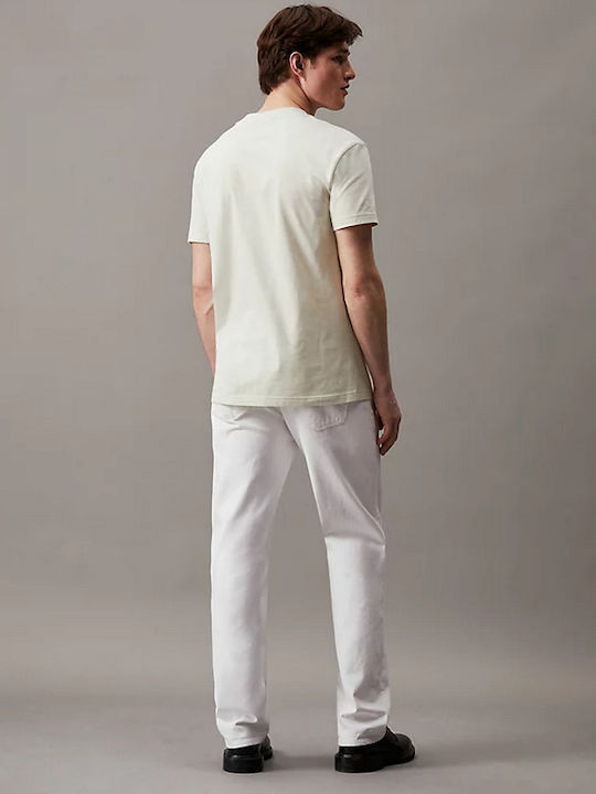 Calvin Klein Ανδρικό T-shirt Κοντομάνικο Λευκό