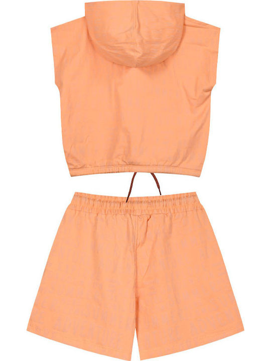 Energiers Kids Clothing Sets with Shorts Apricot 2 Pieces