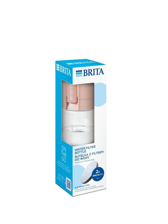Brita Vital Sport Water Bottle with Filter 600ml Orange