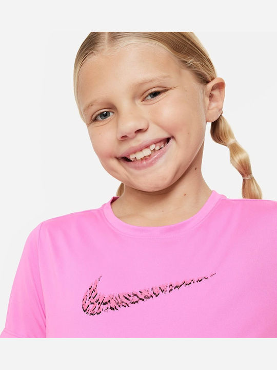 Tricou pentru copii Dri-Fit Roz