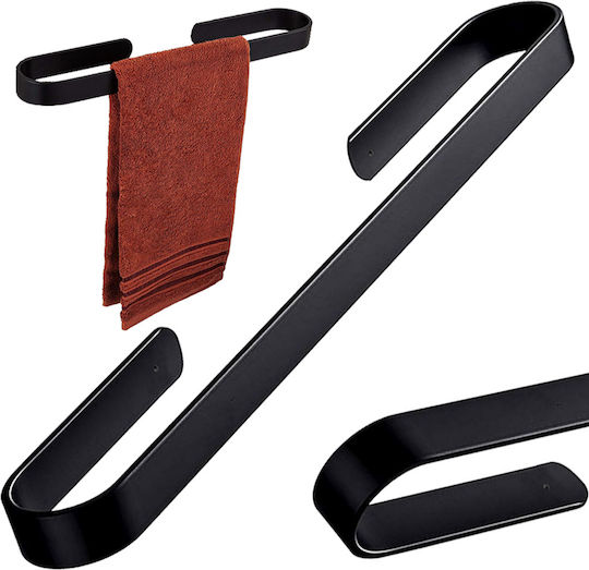 Calea ferată de Baie Simplă De Perete cu șuruburi ​30x30cm Negru