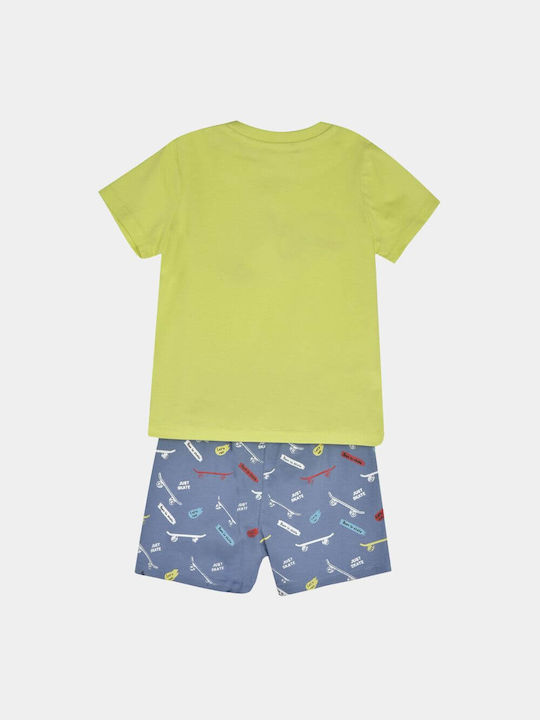 BodyTalk Kids Set with Shorts Summer 2pcs yellow