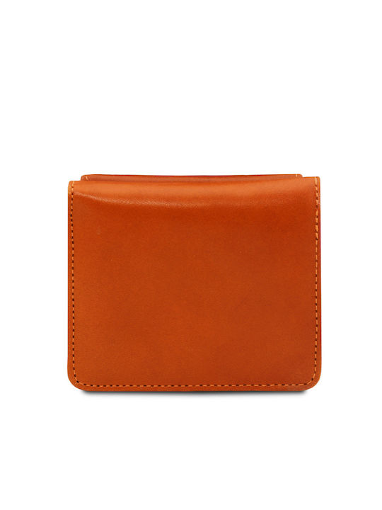 Tuscany Leather Klein Frauen Brieftasche Klassiker Orange