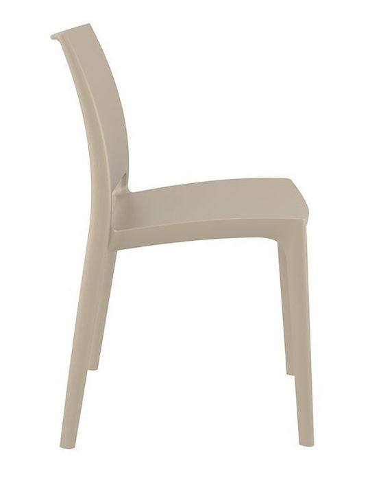Scaun de exterior Polipropilenă Maya Taupe 20x50x39cm