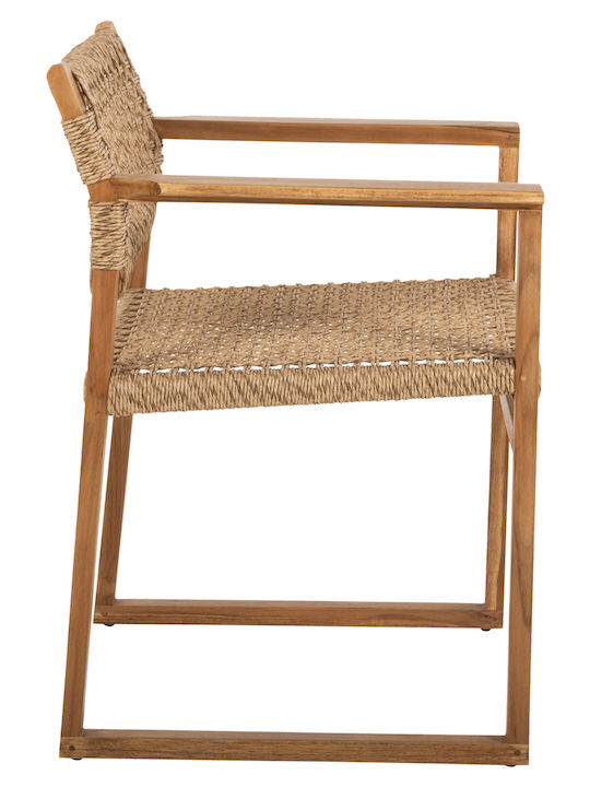Outdoor-Sessel Hölzernes TEAK 61x53x76εκ.