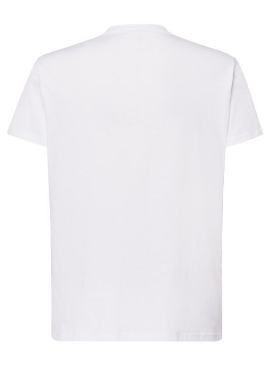 JHK TSRA-190 Men's Short Sleeve Promotional T-Shirt White