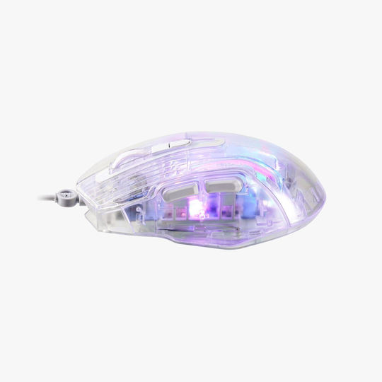 Marvo M413 RGB Gaming Gaming Maus 7200 DPI Weiß