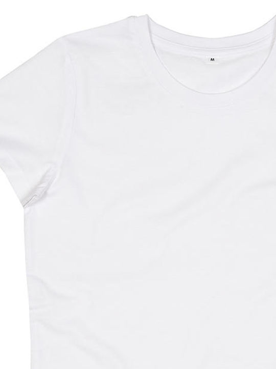 Mantis World M02 Γυναικείο Διαφημιστικό T-shirt Κοντομάνικο σε Λευκό Χρώμα